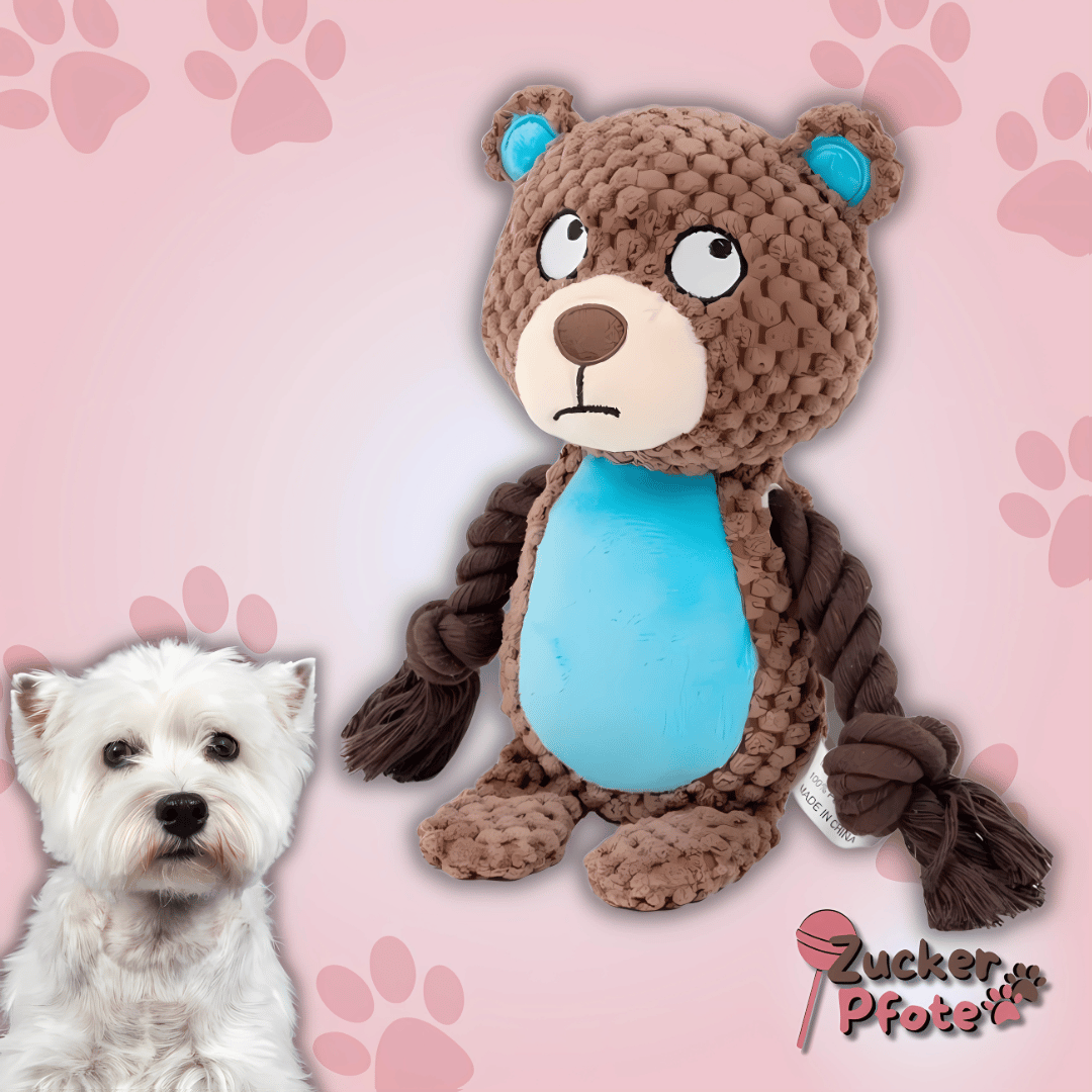 PawPlush - Plüsch Hundespielzeug mit Quietscher