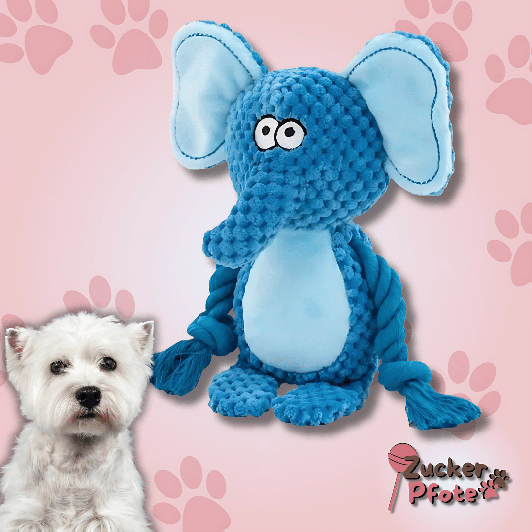 PawPlush - Plüsch Hundespielzeug mit Quietscher