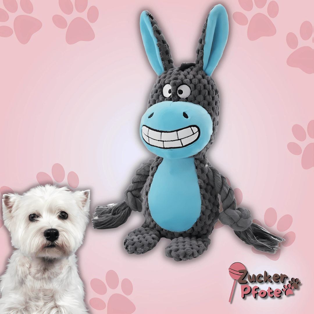 PawPlush - Plüsch Hundespielzeug mit Quietscher