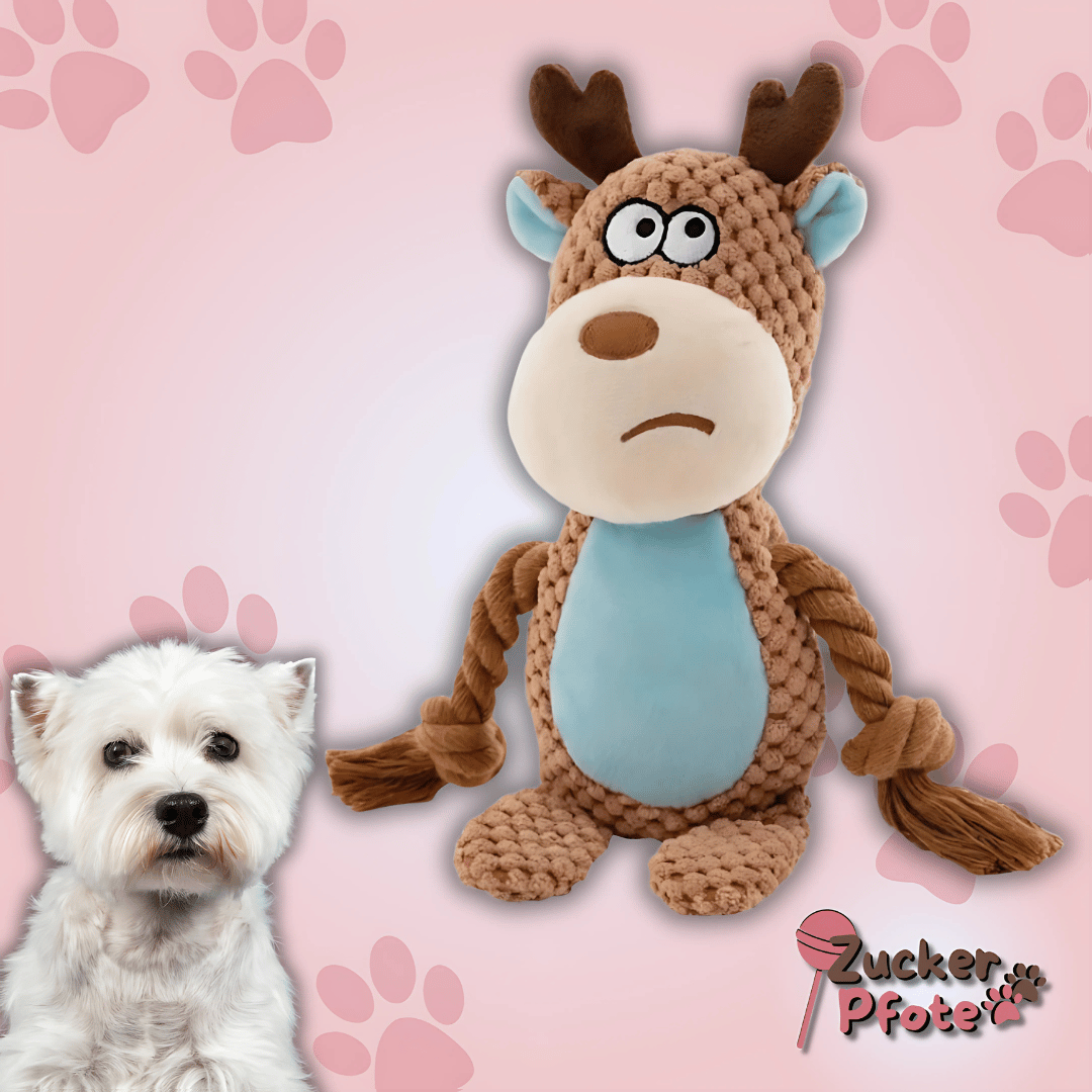 PawPlush - Plüsch Hundespielzeug mit Quietscher