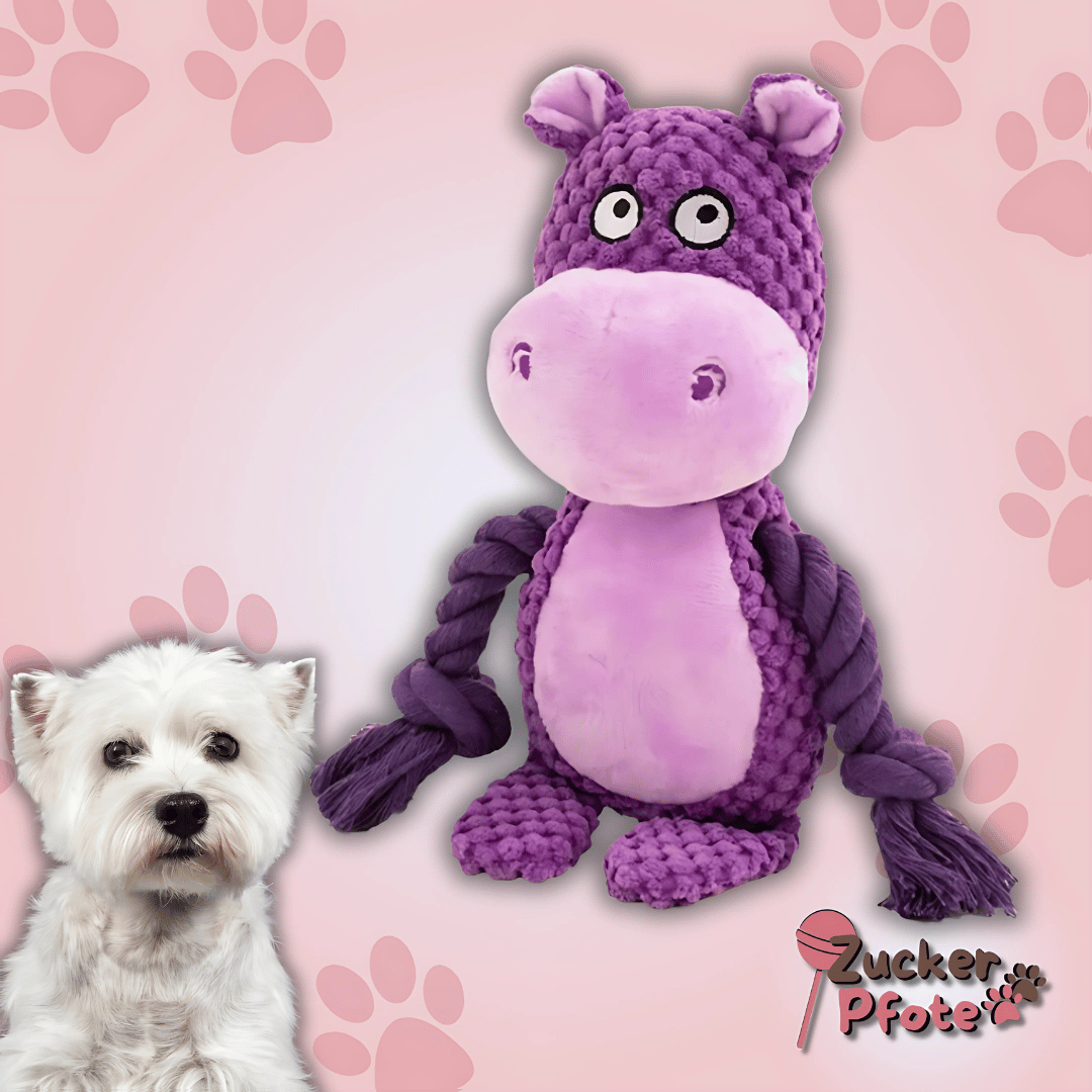PawPlush - Plüsch Hundespielzeug mit Quietscher
