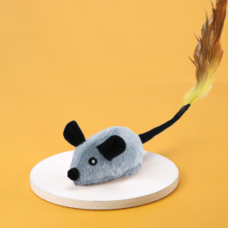 PlayMate Interaktives Katzenspielzeug – Bewegliche Tierfigur mit Geräusch & Sensor