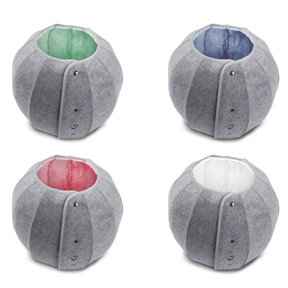 LunaPod 3-in-1 Katzenhöhle – Höhle, Matte & Bett in einem