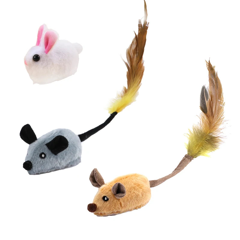 PlayMate Interaktives Katzenspielzeug – Bewegliche Tierfigur mit Geräusch & Sensor
