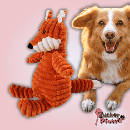 FluffyFriend Hundespielzeug – Kuscheliges Plüschtier zum Werfen, Zerren & Kuscheln