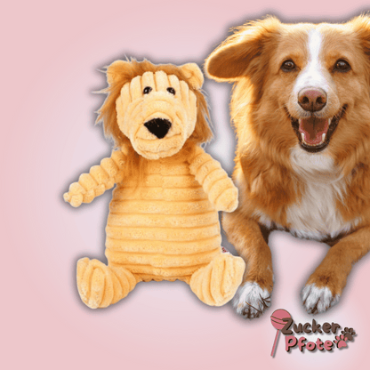 FluffyFriend Hundespielzeug – Kuscheliges Plüschtier zum Werfen, Zerren & Kuscheln
