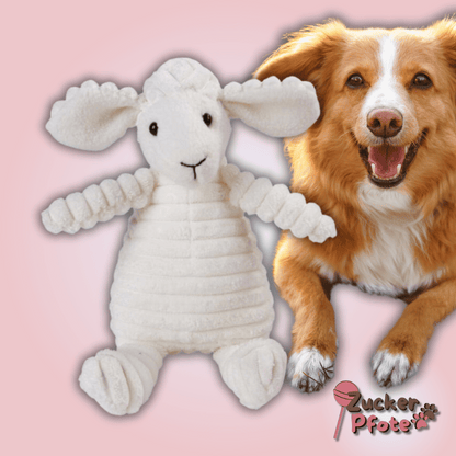 FluffyFriend Hundespielzeug – Kuscheliges Plüschtier zum Werfen, Zerren & Kuscheln