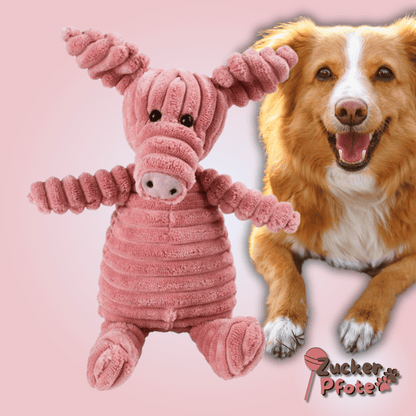 FluffyFriend Hundespielzeug – Kuscheliges Plüschtier zum Werfen, Zerren & Kuscheln