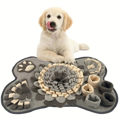 PawJoy Schnüffelmatte für Hunde – Waschbare Futterspielmatte gegen Schlingen & Langeweile