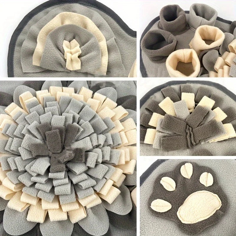 PawJoy Schnüffelmatte für Hunde – Waschbare Futterspielmatte gegen Schlingen & Langeweile